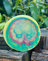 Mistletoe Handmade Soap,Spruce,Balsam,Pine,Round Soap,Holiday Soap,Hawaiian,Christmas Soap,Spruce,Christmas Tree Scent