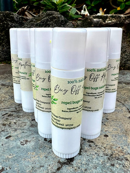 100% Natural Repellent, 0.5 oz Tube,Hawaii Soap,Natural,No Chemicals,Bug Repellent,Repellent Balm,Nontoxic (Copy)