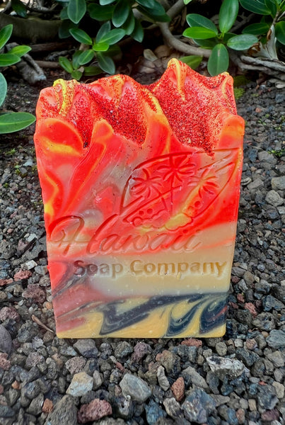 Hawaiian Volcano Handmade Soap,Hawaii Soap,Volcano Soap,Hawaiian,Handmade in Hawaii,Kids Soap,Fire,Pyro