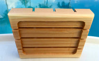 Wooden Soap Dish Drainer Spanish  Cedar USA Made Hostess Gift Holiday Gift Basket